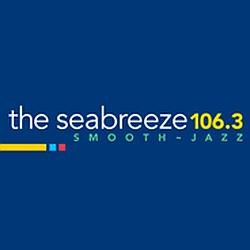 The Seabreeze 106.3 FM logo