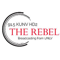 The Rebel 91.5 FM logo