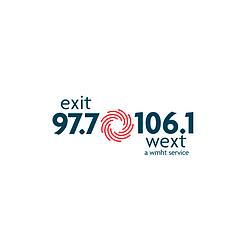 Exit 97.7 WEXT radio logo