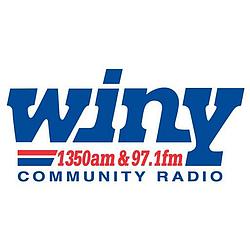 WINY 1350 AM radio logo