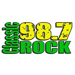 Classic Rock 98.7 radio logo