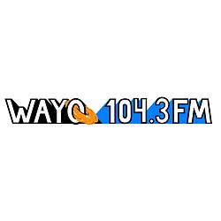 WAYO 104.3 FM logo
