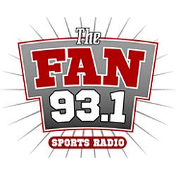 93.1 The Fan radio logo