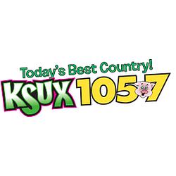 KSUX 105.7 radio logo