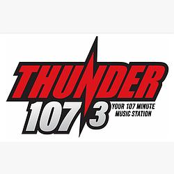 Thunder 107.3 radio logo