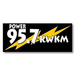 Power 95.7 FM logo