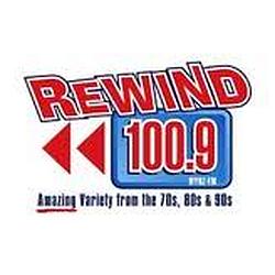 Rewind 100.9 FM - WYNZ logo