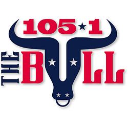 105.1 The Bull radio logo