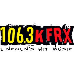 106.3 KFRX radio logo