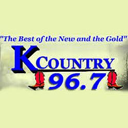 K-Country 96.7 - WKMM radio logo