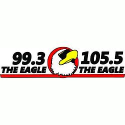 99.3 The Eagle radio logo
