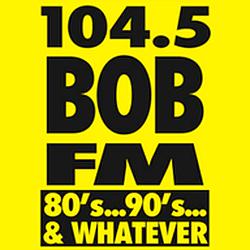 104.5 BOB FM logo