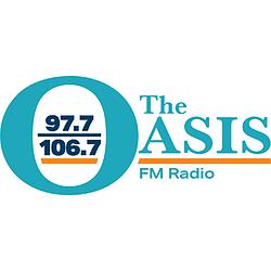 106.7 The Oasis radio logo