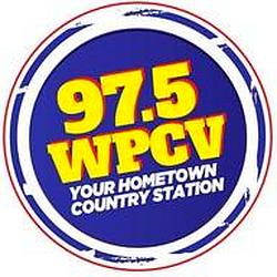97.5 WPCV radio logo