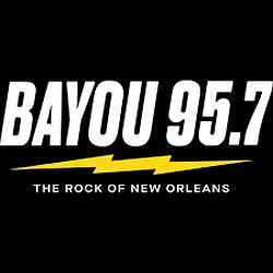Bayou 95.7 radio logo
