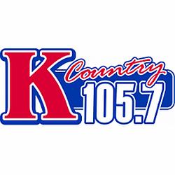 K Country 105.7 radio logo