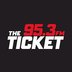 95.3 The Ticket radio logo