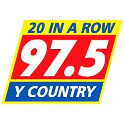 97.5 Y-Country radio logo