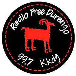 KKDG 99.7 Radio Free Durango logo