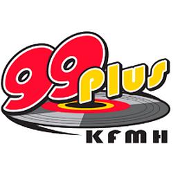 99 Plus KFMH radio logo