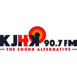 KJHK 90.7 FM logo