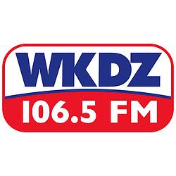 106.5 WKDZ radio logo