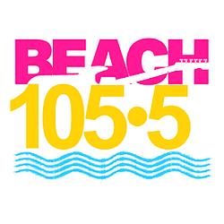Beach 105.5 radio logo