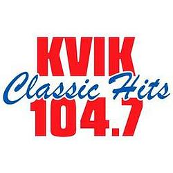 104.7 KVIK radio logo