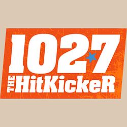 102.7 The Hitkicker radio logo