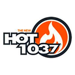Hot 103.7 radio logo