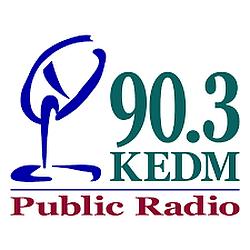 KEDM 90.3 FM logo