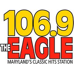 106.9 The Eagle radio logo