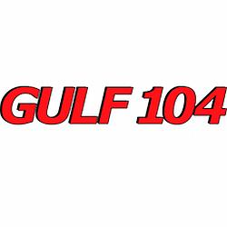 Gulf 104 radio logo