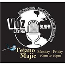 Voz Latina 91.9 FM logo