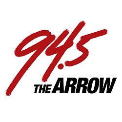 94.5 The Arrow radio logo