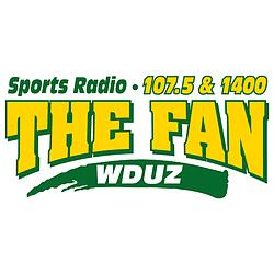 The Fan 107.5 & 1400 radio logo