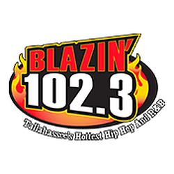 Blazin' 102.3 radio logo