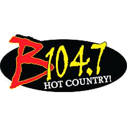 B 104.7 radio logo