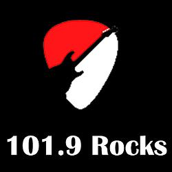 101.9 Rocks radio logo
