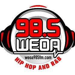 98.5 WEOA radio logo