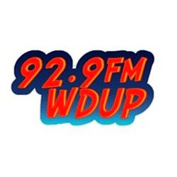 92.9 FM WDUP logo