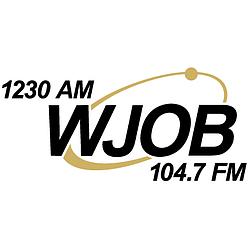 WJOB 1230 AM - 104.7 FM logo