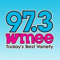 97.3 WMEE radio logo