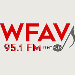 WFAV 95.1 FM logo