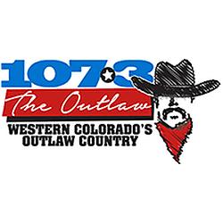 107.3 The Outlaw radio logo