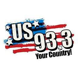 US 93.3 radio logo
