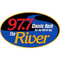 97.7 The River radio logo