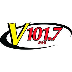 V 101.7 radio logo