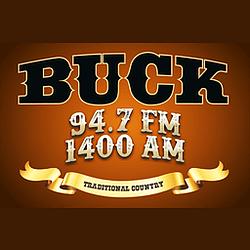 94.7 Buck FM logo