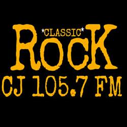 Classic Rock CJ 105.7 radio logo